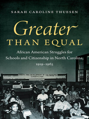 cover image of Greater Than Equal